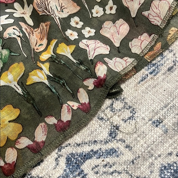 Vintage Geiger Floral Print Women's Skirt - Picture 5 of 5